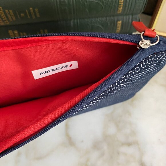 Vintage Air France Mythological Pegasus French Quality Zipper Pouch - Picture 2 of 3